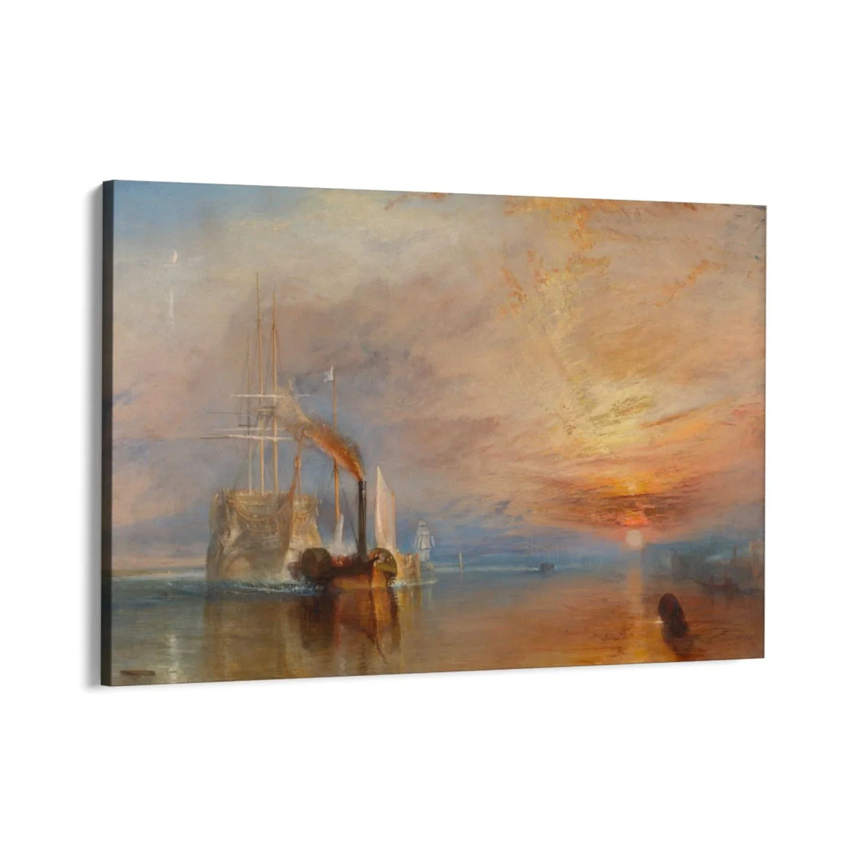 Quadro Stampa su Tela La valorosa Téméraire, William Turner - CupidoDesign