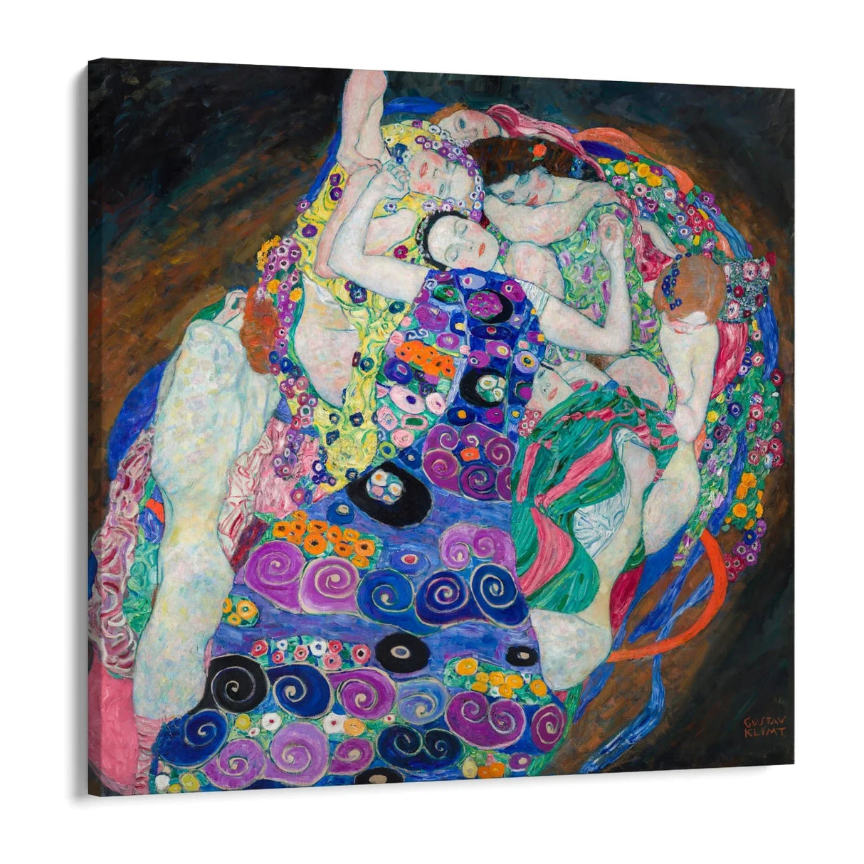 Quadro Stampa su Tela La Vergine, Gustav Klimt - CupidoDesign
