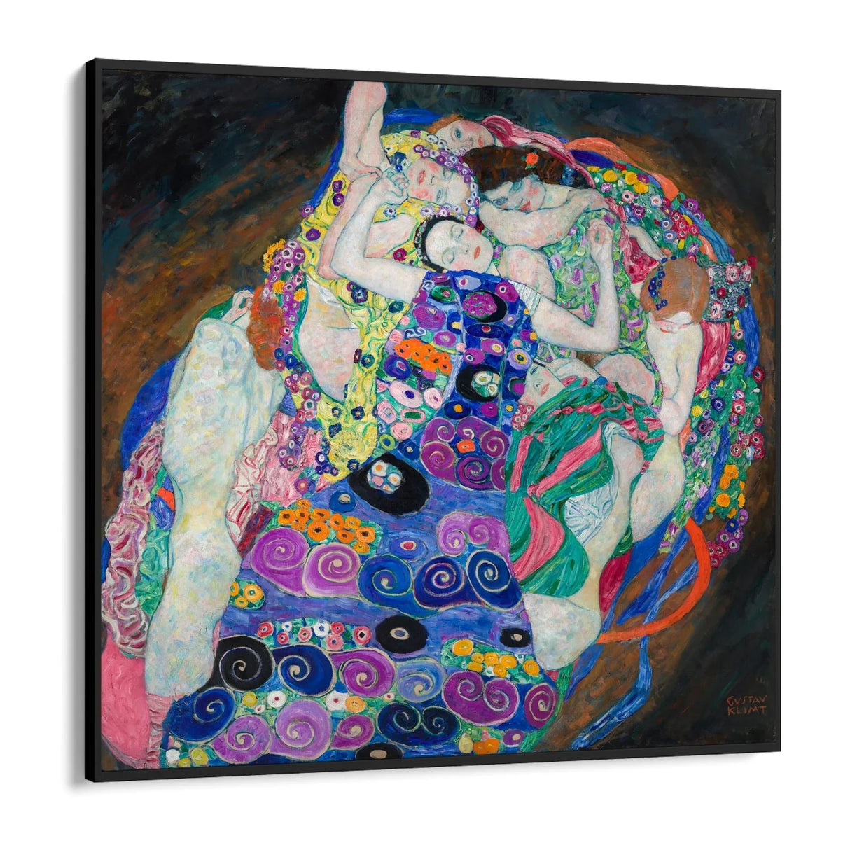 Quadro Stampa su Tela La Vergine, Gustav Klimt - CupidoDesign