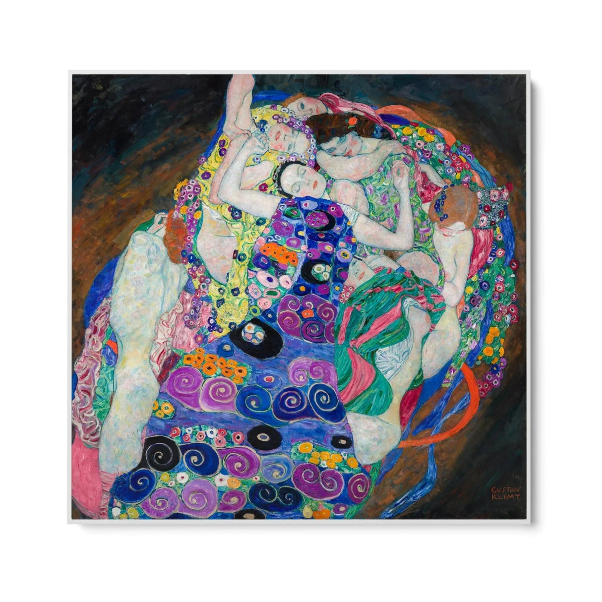 Quadro Stampa su Tela La Vergine, Gustav Klimt - CupidoDesign