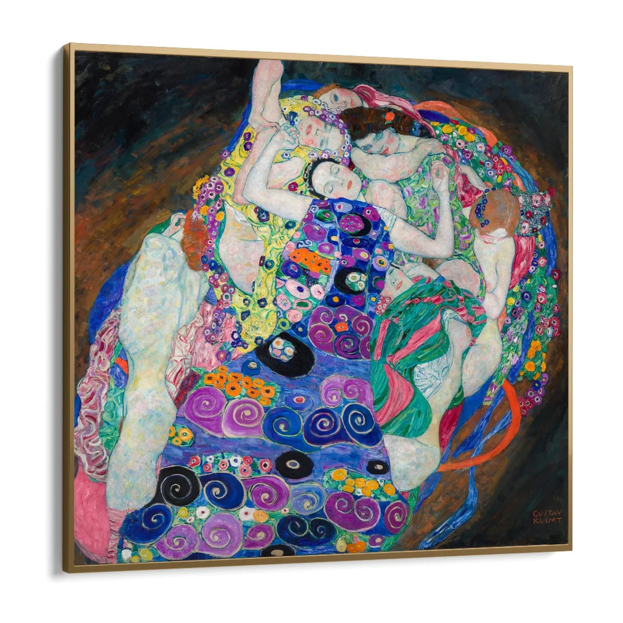 Quadro Stampa su Tela La Vergine, Gustav Klimt - CupidoDesign