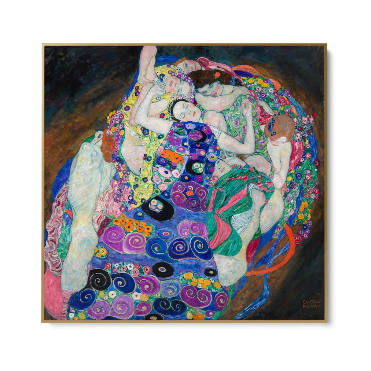 Quadro Stampa su Tela La Vergine, Gustav Klimt - CupidoDesign