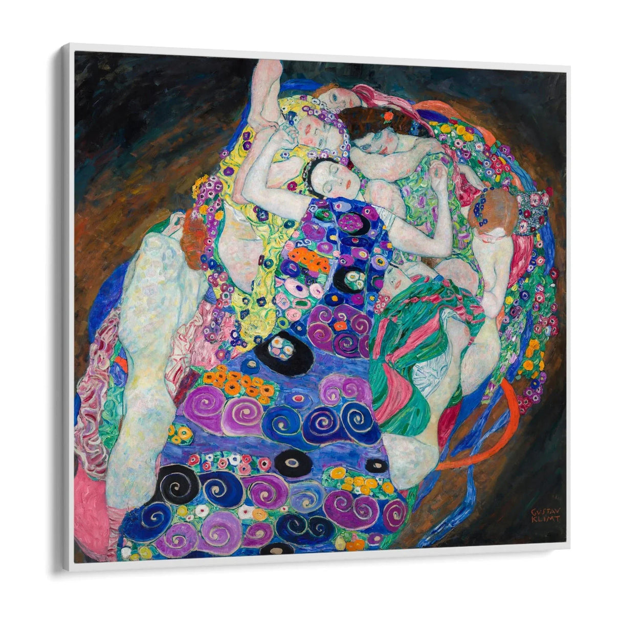 Quadro Stampa su Tela La Vergine, Gustav Klimt - CupidoDesign