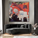 Quadro Stampa su Tela La visione dopo il sermone, Paul Gaugin - CupidoDesign