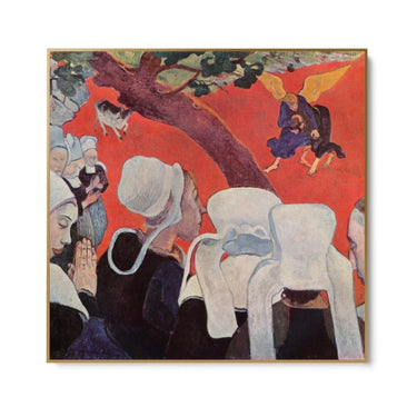 Quadro Stampa su Tela La visione dopo il sermone, Paul Gaugin - CupidoDesign