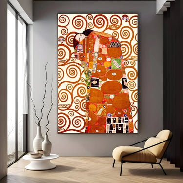 Quadro Stampa su Tela L'abbraccio di klimt - CupidoDesign