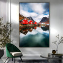 Quadro Stampa su Tela Lago scandinavo - CupidoDesign
