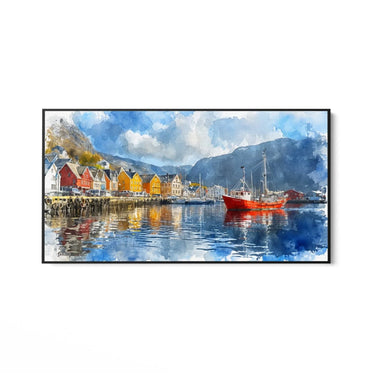 Quadro Stampa su Tela Laguna di Luce - CupidoDesign