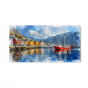 Quadro Stampa su Tela Laguna di Luce - CupidoDesign