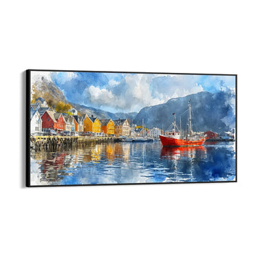 Quadro Stampa su Tela Laguna di Luce - CupidoDesign