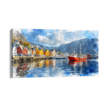 Quadro Stampa su Tela Laguna di Luce - CupidoDesign