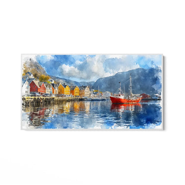 Quadro Stampa su Tela Laguna di Luce - CupidoDesign