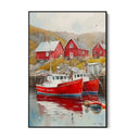 Quadro Stampa su Tela Laguna Nostalgica - CupidoDesign