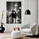 Quadro Stampa su Tela L'amore in bianco e nero - CupidoDesign