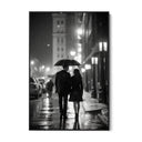 Quadro Stampa su Tela L'amore in bianco e nero - CupidoDesign