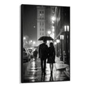 Quadro Stampa su Tela L'amore in bianco e nero - CupidoDesign