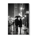 Quadro Stampa su Tela L'amore in bianco e nero - CupidoDesign