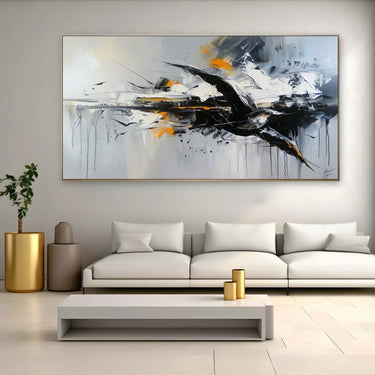 Quadro Stampa su Tela Lampo di Rondine - CupidoDesign