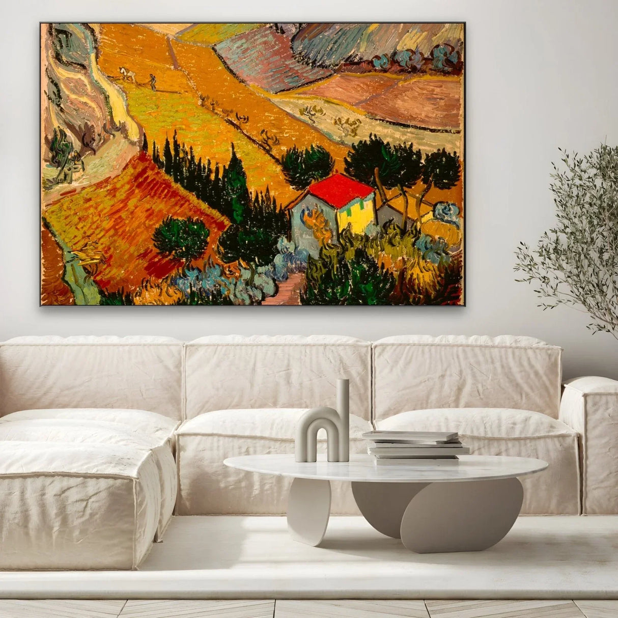 Quadro Stampa su Tela Landscape 1925-1928, Vincent Van Gogh - CupidoDesign