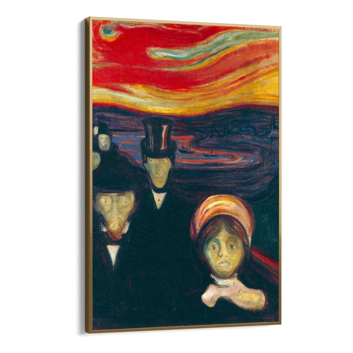 Quadro Stampa su Tela L'ansia, Edvard Munch - CupidoDesign