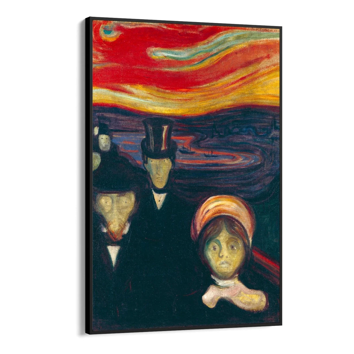 Quadro Stampa su Tela L'ansia, Edvard Munch - CupidoDesign