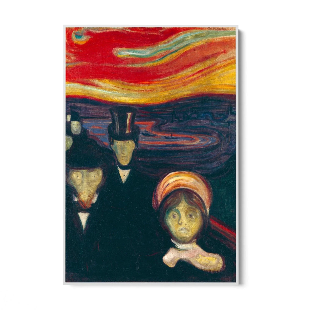 Quadro Stampa su Tela L'ansia, Edvard Munch - CupidoDesign