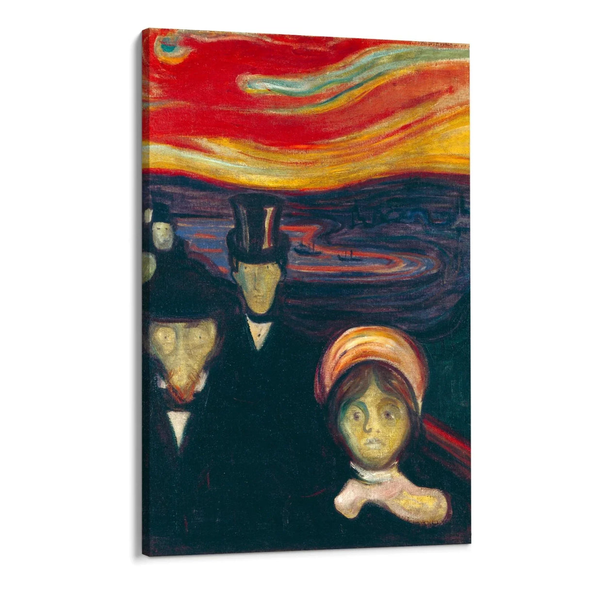 Quadro Stampa su Tela L'ansia, Edvard Munch - CupidoDesign