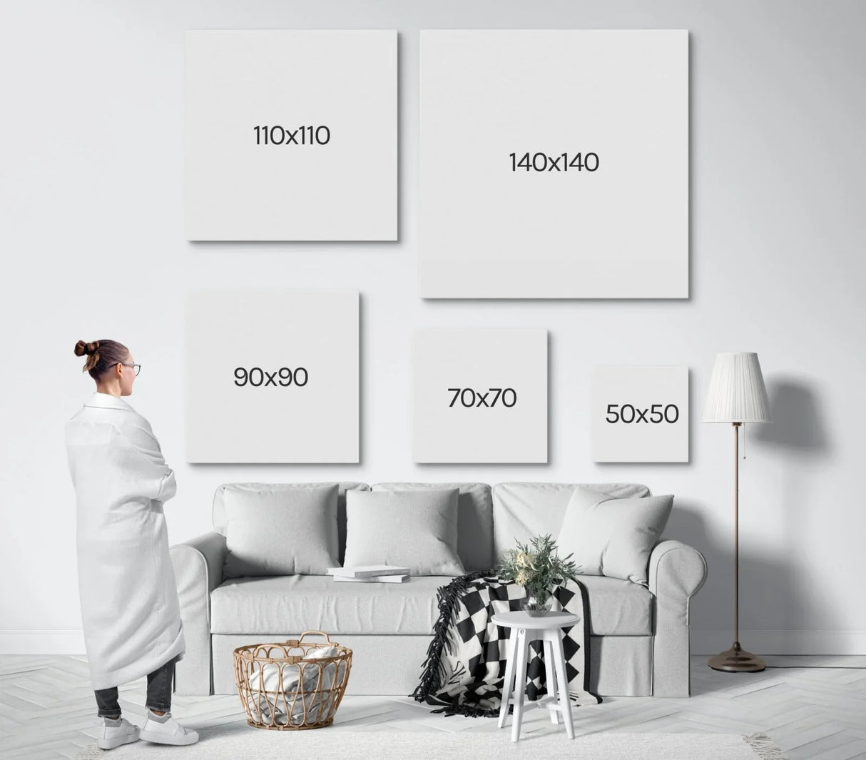 Quadro Stampa su Tela L'arte della sobrietà - CupidoDesign