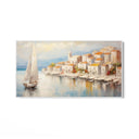 Quadro Stampa su Tela L'Attracco al Borgo Antico - CupidoDesign