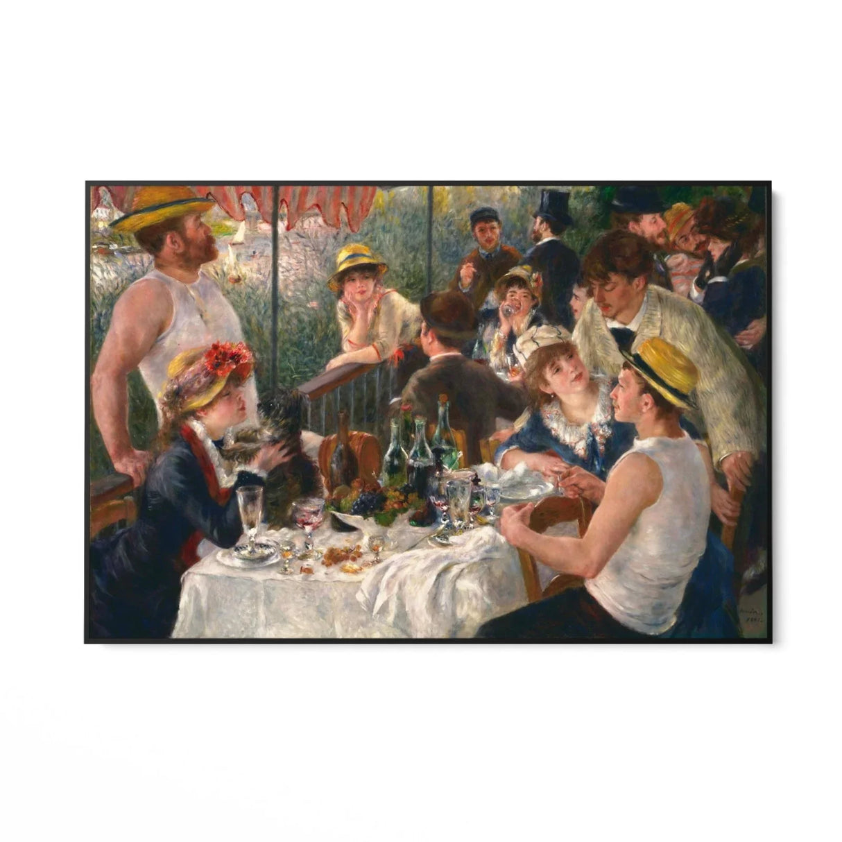 Quadro Stampa su Tela Le déjeuner des canotiers, Pierre-Auguste Renoir - CupidoDesign