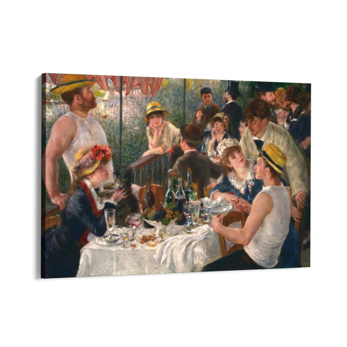 Quadro Stampa su Tela Le déjeuner des canotiers, Pierre-Auguste Renoir - CupidoDesign