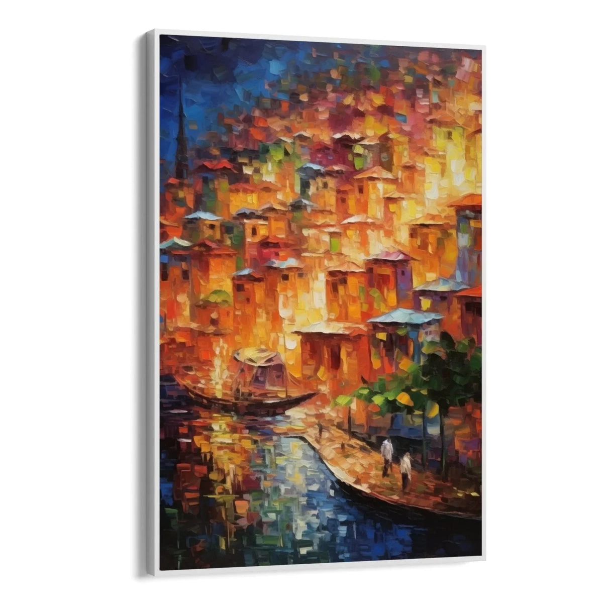 Quadro Stampa su Tela Le luci della costa - CupidoDesign