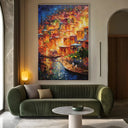 Quadro Stampa su Tela Le luci della costa - CupidoDesign