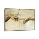Quadro Stampa su Tela Le mani di Michelangelo - CupidoDesign