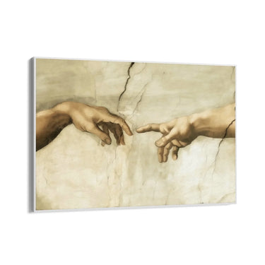 Quadro Stampa su Tela Le mani di Michelangelo - CupidoDesign
