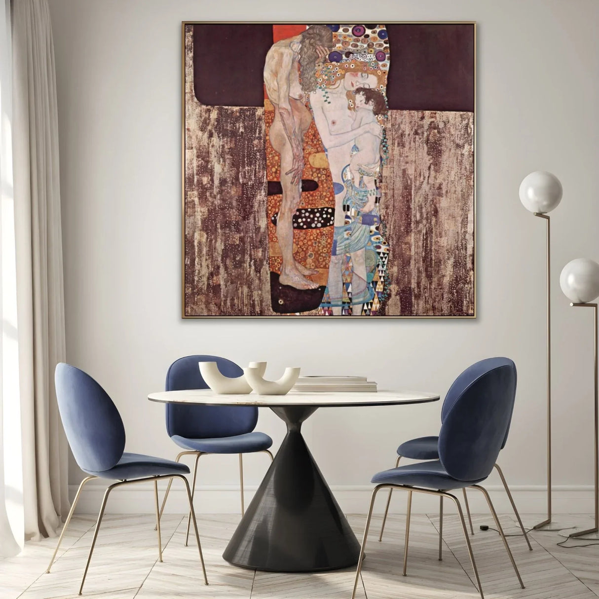 Quadro Stampa su Tela Le tre età della donna, Gustav Klimt - CupidoDesign
