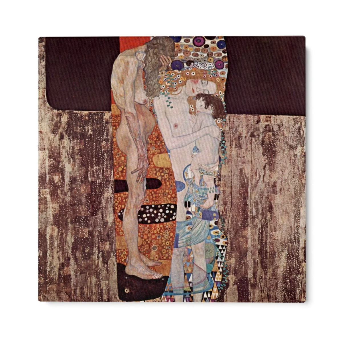 Quadro Stampa su Tela Le tre età della donna, Gustav Klimt - CupidoDesign