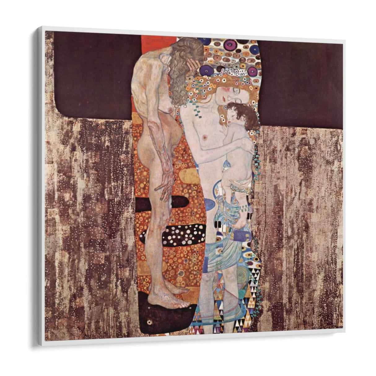 Quadro Stampa su Tela Le tre età della donna, Gustav Klimt - CupidoDesign