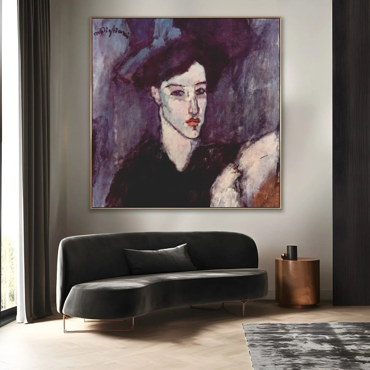 Quadro Stampa su Tela L'Ebrea, Amedeo Modigliani - CupidoDesign