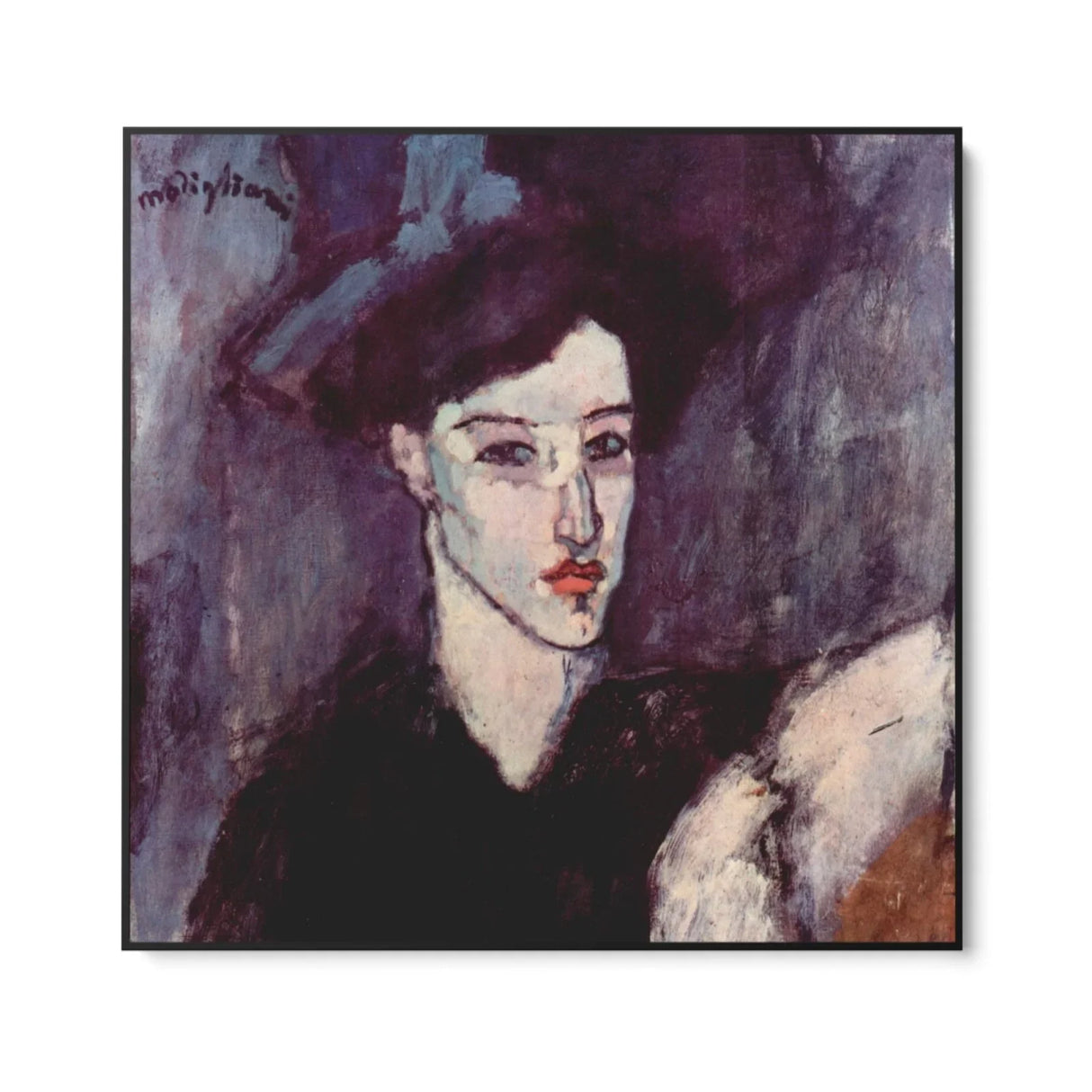 Quadro Stampa su Tela L'Ebrea, Amedeo Modigliani - CupidoDesign