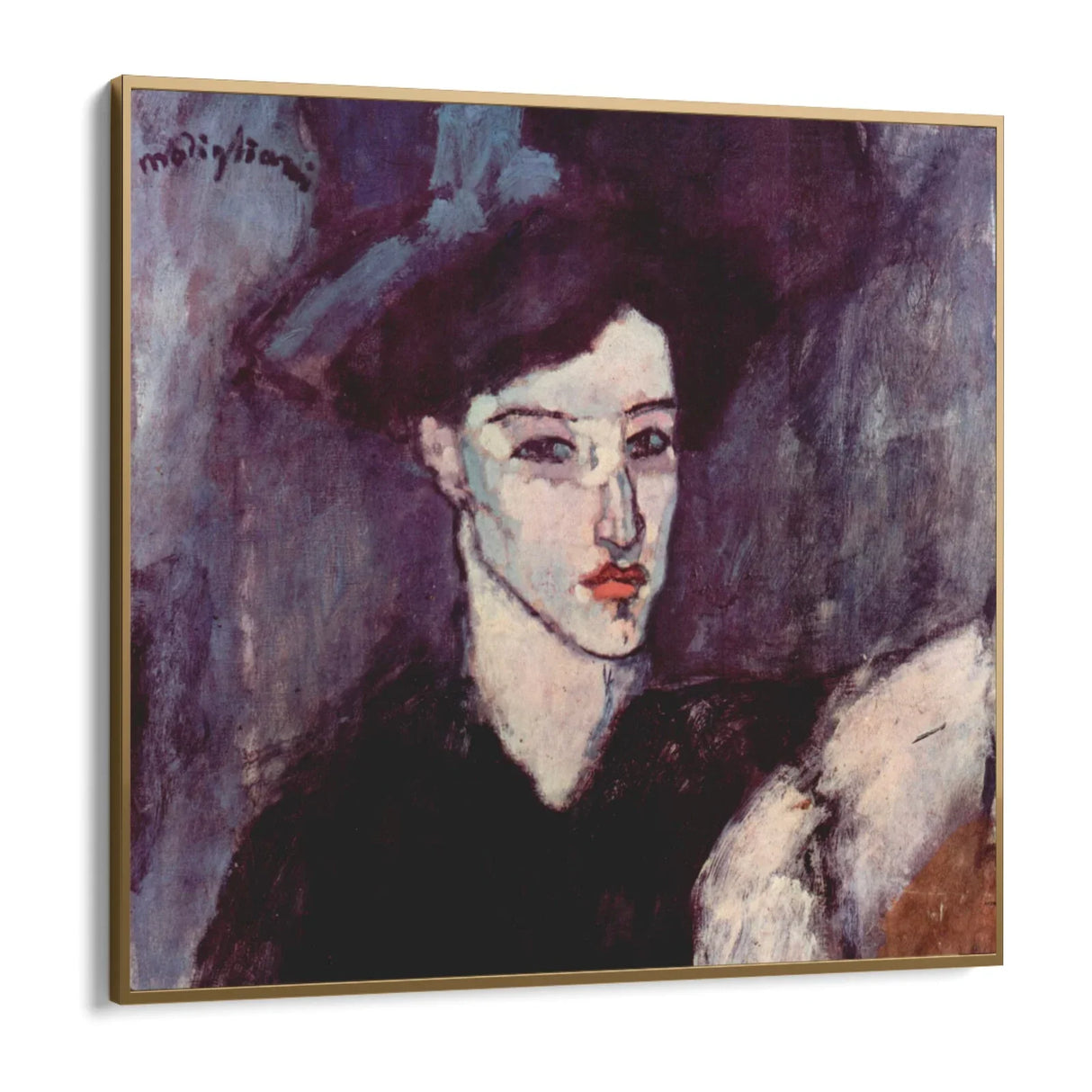 Quadro Stampa su Tela L'Ebrea, Amedeo Modigliani - CupidoDesign