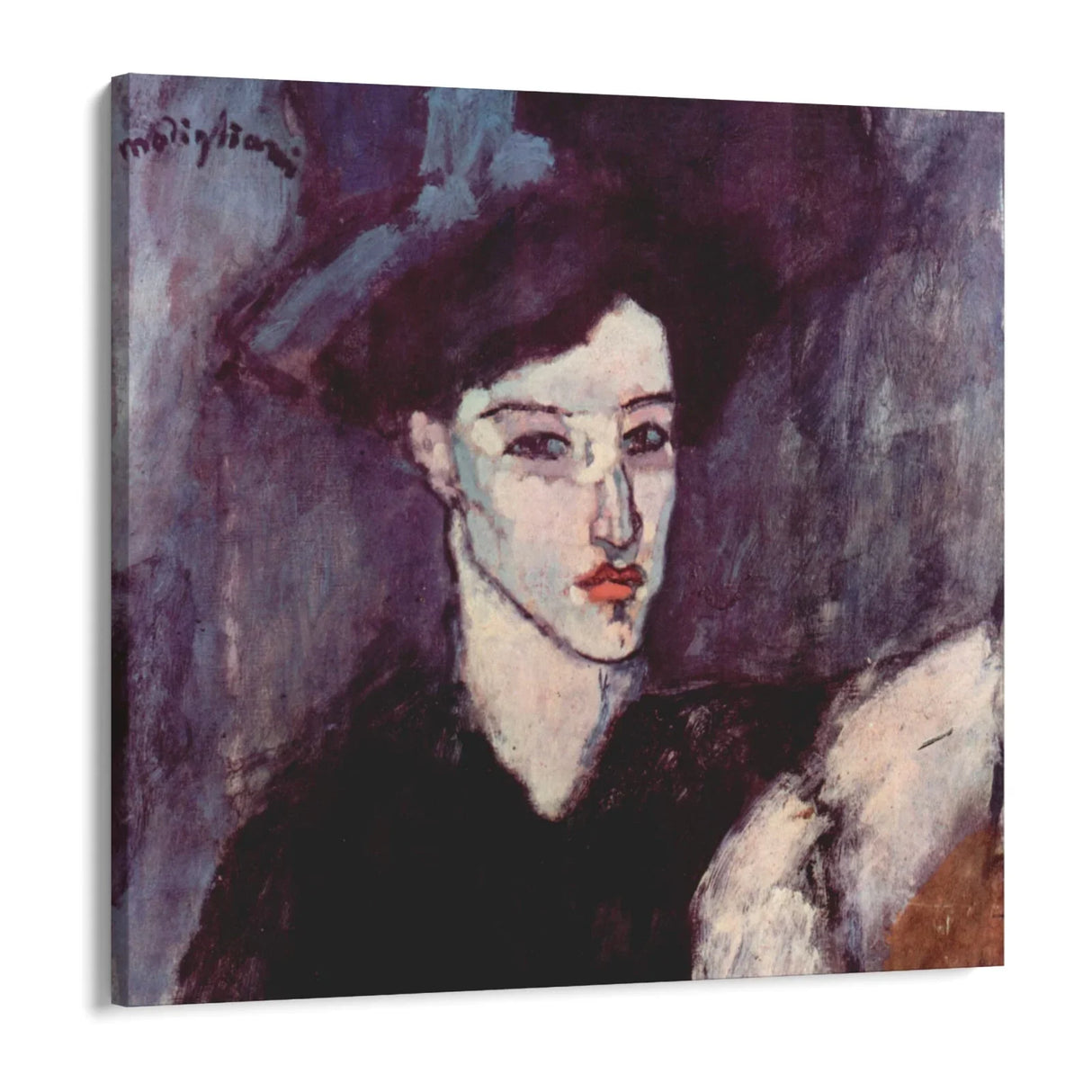 Quadro Stampa su Tela L'Ebrea, Amedeo Modigliani - CupidoDesign