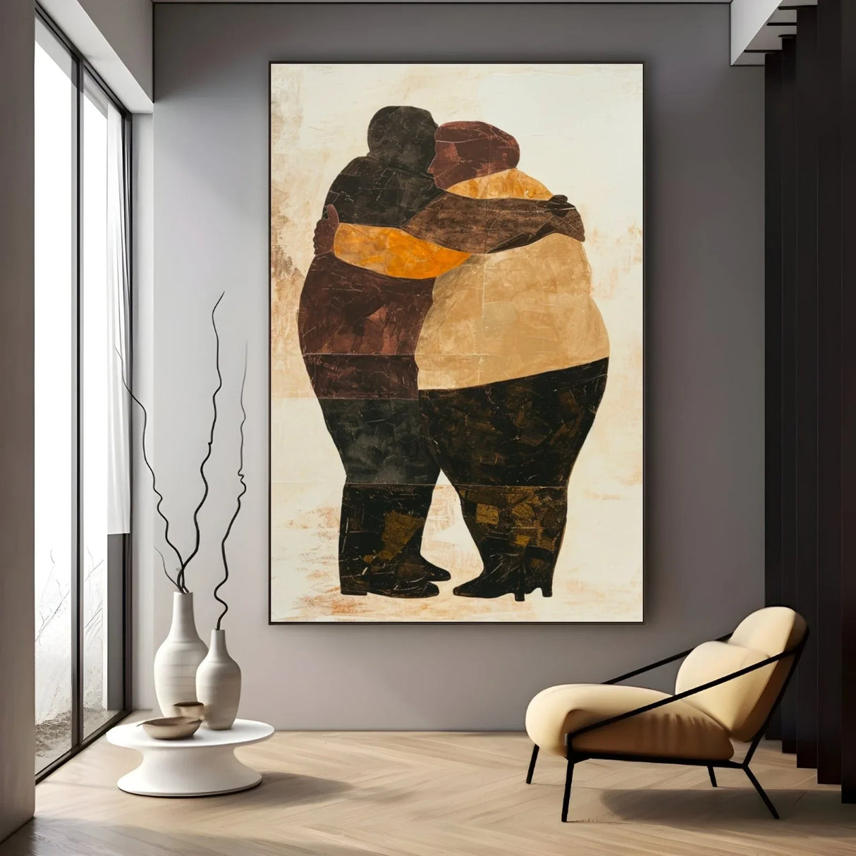 Quadro Stampa su Tela Legame Essenziale - CupidoDesign