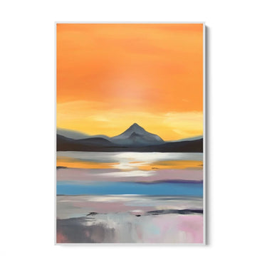 Quadro Stampa su Tela Leggerezza Dorata - CupidoDesign