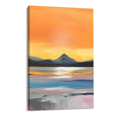 Quadro Stampa su Tela Leggerezza Dorata - CupidoDesign