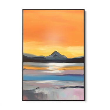 Quadro Stampa su Tela Leggerezza Dorata - CupidoDesign