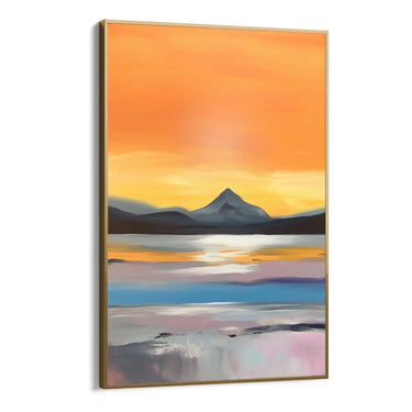 Quadro Stampa su Tela Leggerezza Dorata - CupidoDesign