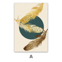 Quadro Stampa su Tela Leggerezza nell'essere Set da 3 40x60cm - CupidoDesign