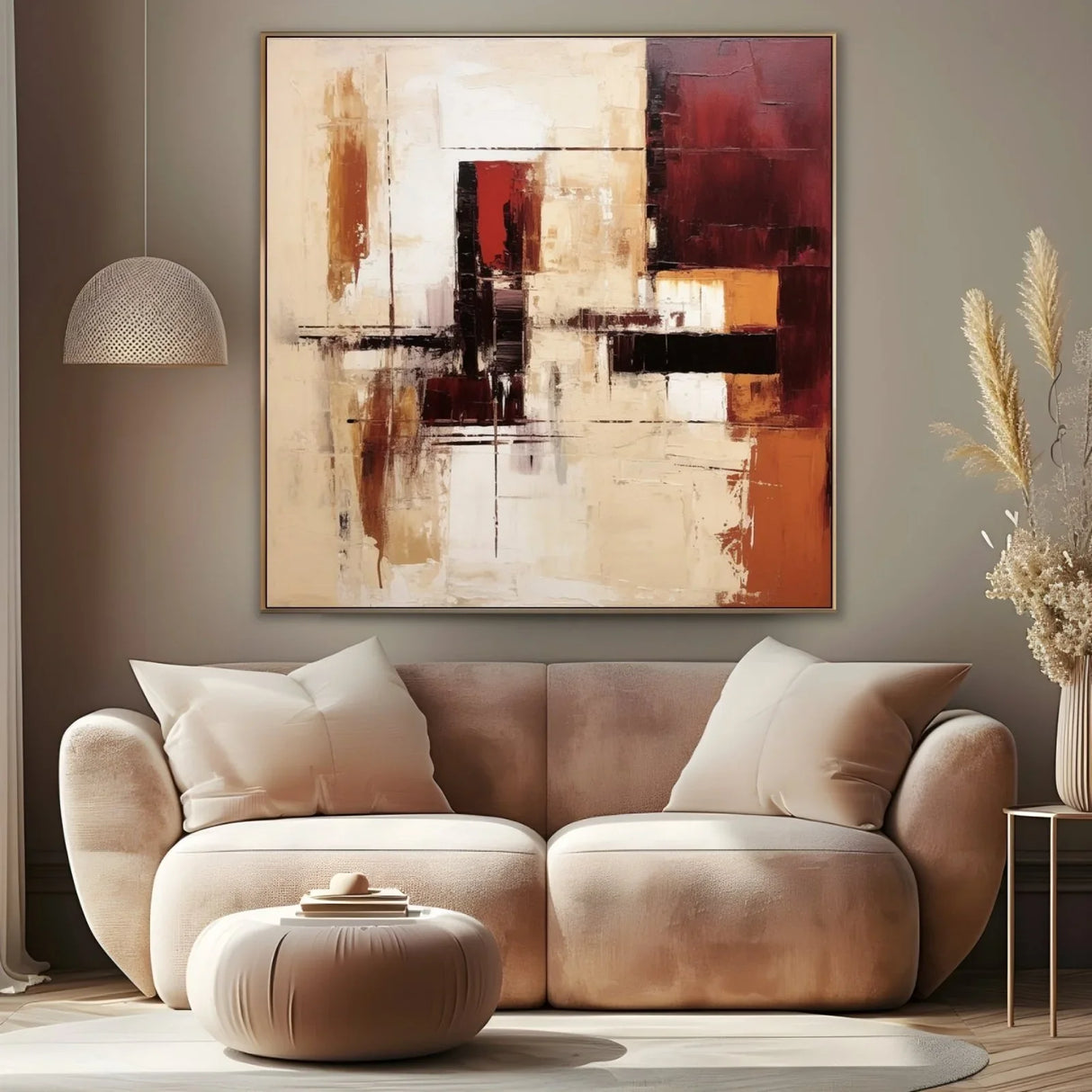 Quadro Stampa su Tela Leggerezza tra le linee - CupidoDesign