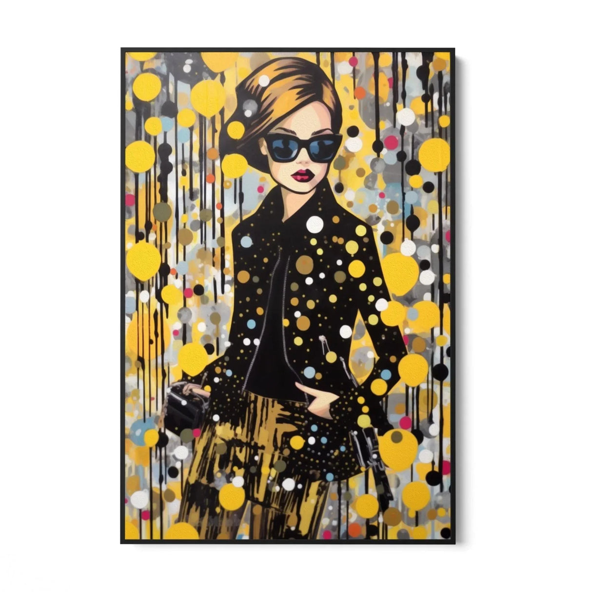 Quadro Stampa su Tela L'Eleganza Brillante - CupidoDesign